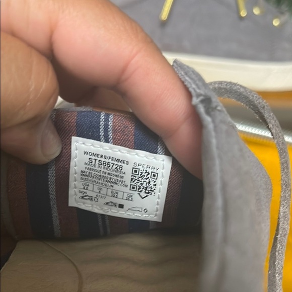 Sperry Gray Suede Men's Sneakers - Picture 8 of 8